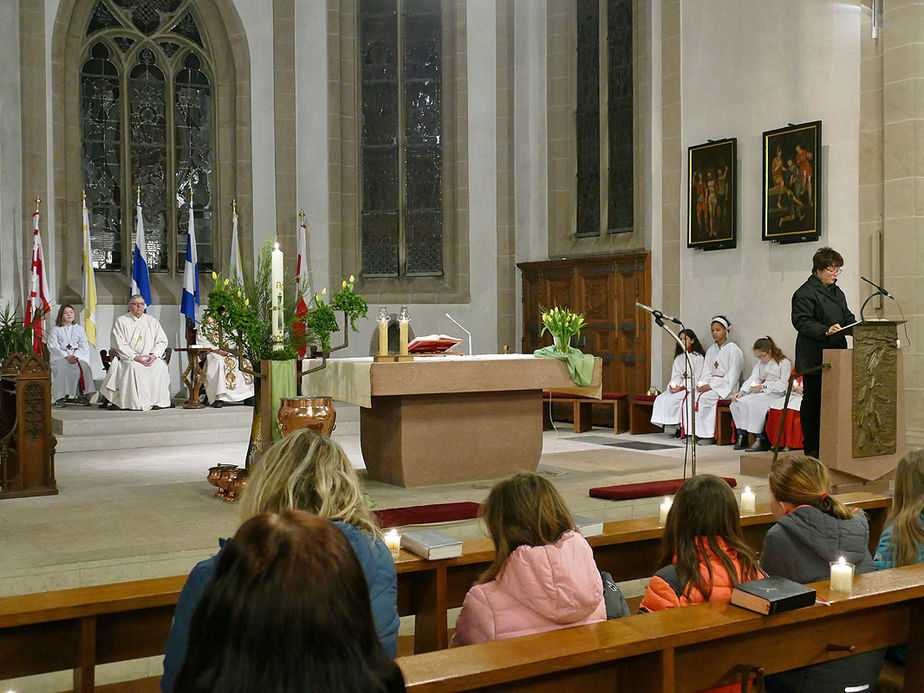 Lumen Christi - Auferstehungsmesse in St. Crescentius (Foto: Karl-Franz Thiede)